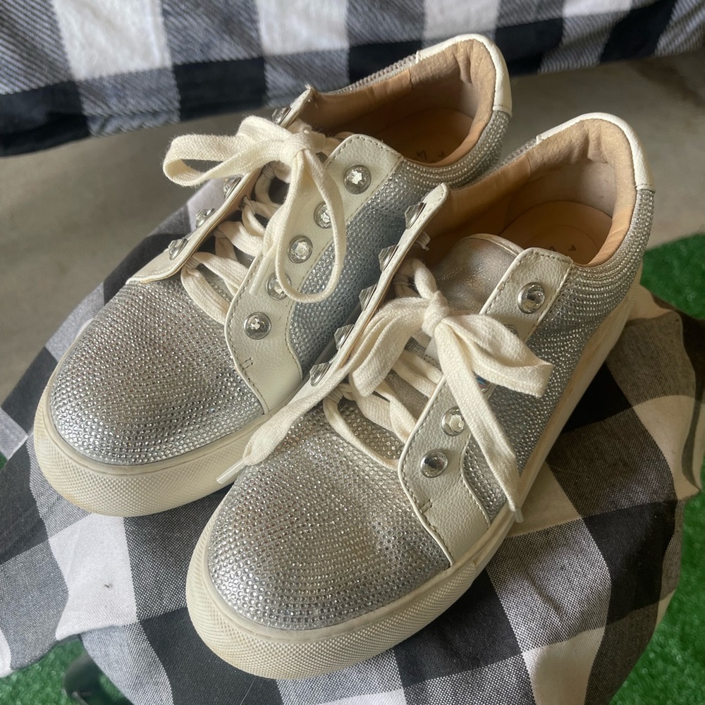 Alex Marie Embellished Platform Sneakers